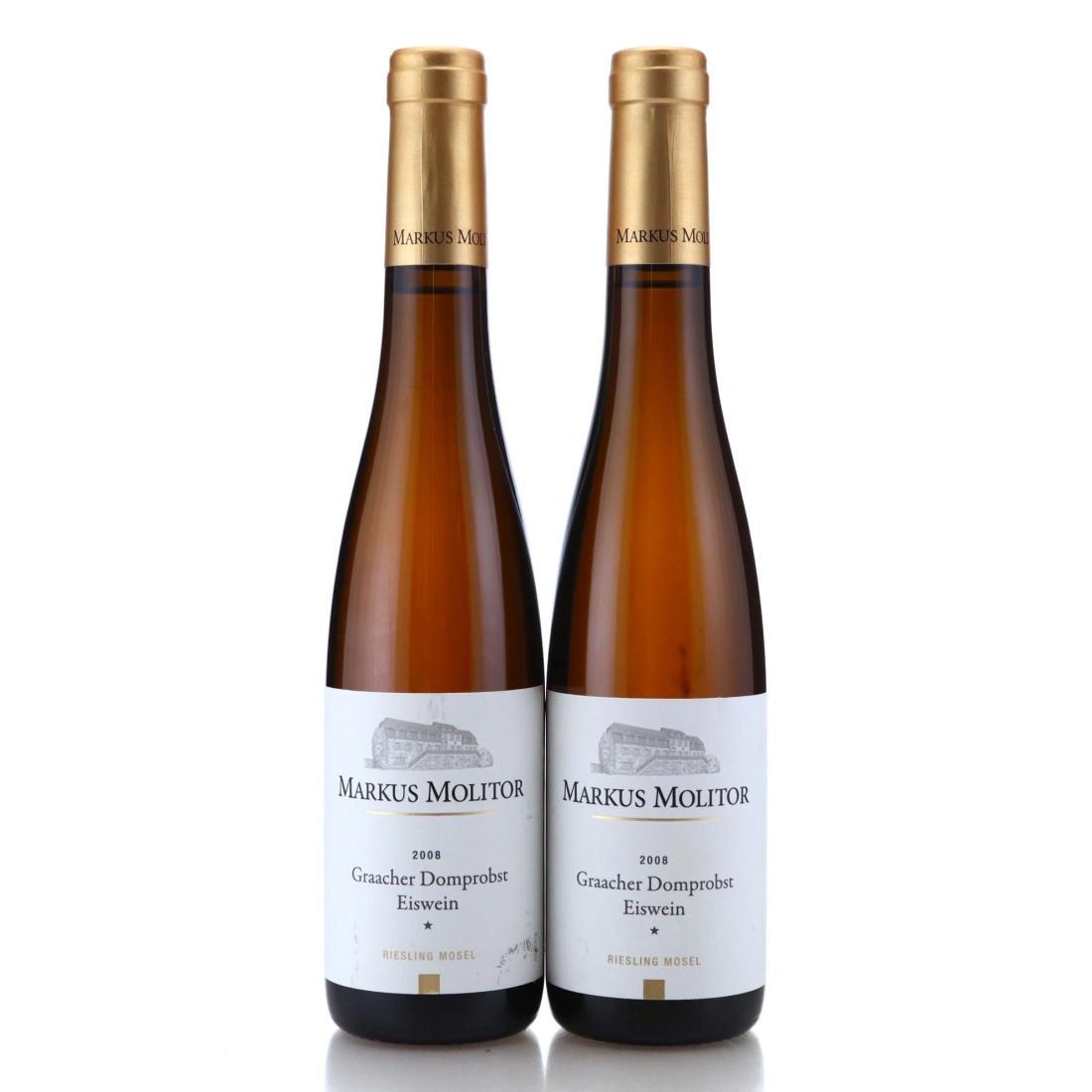 Image for Markus Molitor Graacher Domprobst Riesling Eiswein * 2008 x 2 / Half Bottle
