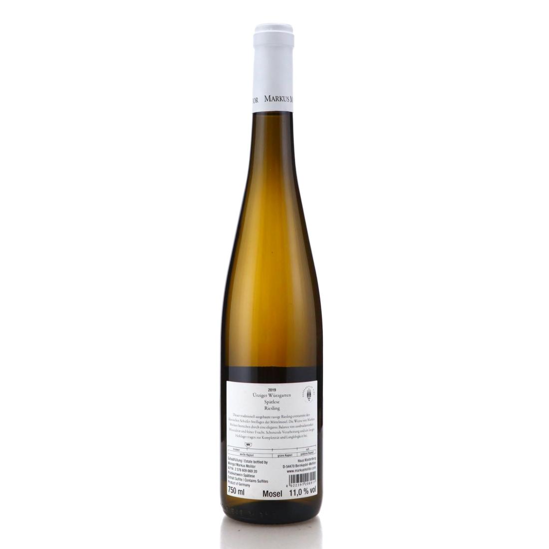 Image for Markus Molitor Ürziger Würzgarten Riesling Spätlese 2019