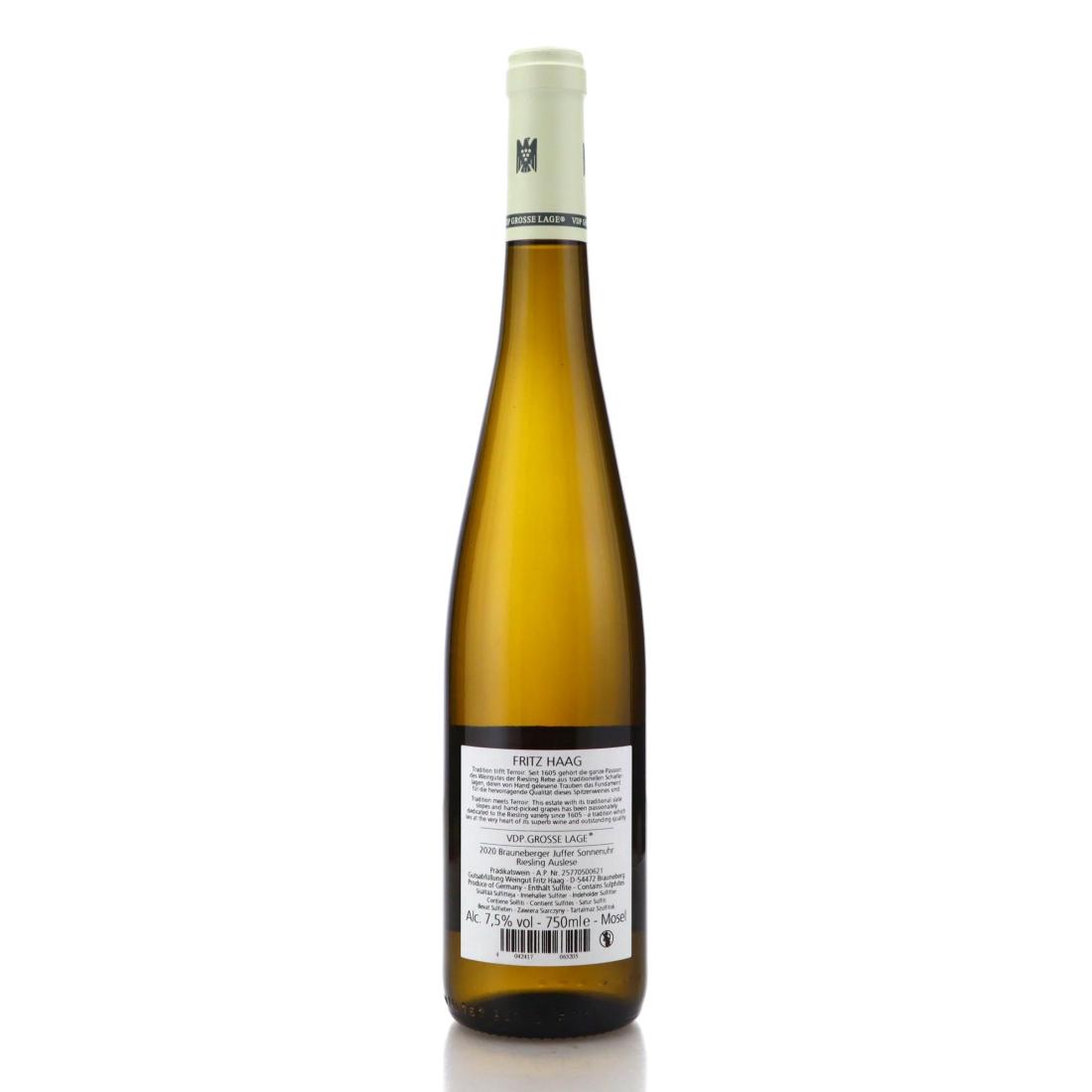 Image for Fritz Haag Juffer-Sonnenuhr Riesling Auslese 2020