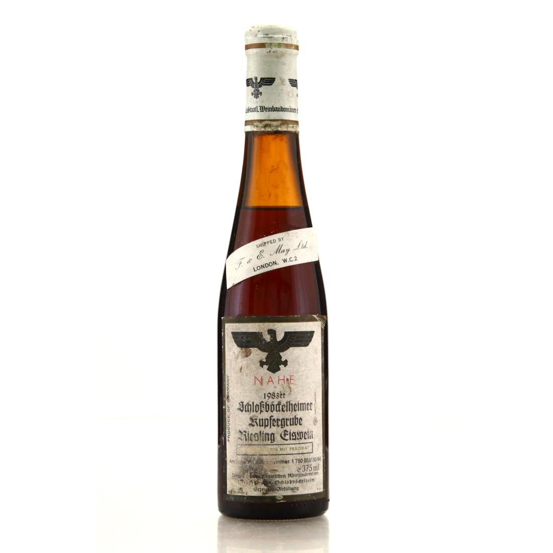 Image for Weinbaudomanen Schlossbockelheimer Kupfergrube Riesling Eiswein 1983 Nahe