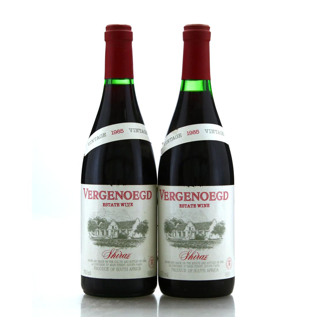 Image for Vergenoedg Estate Shiraz 1985 South Africa
