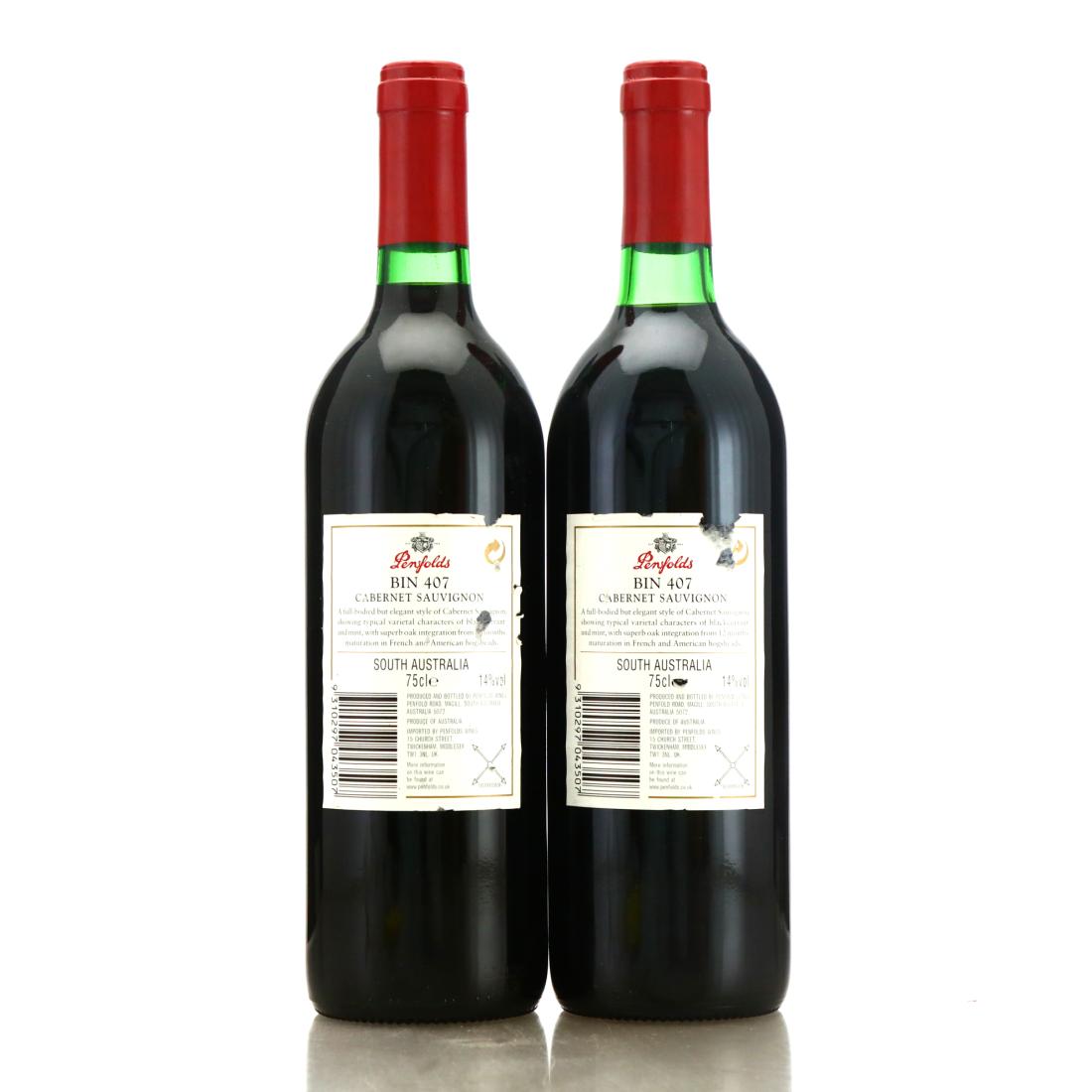 Image for Penfolds Bin 407 Cabernet Sauvignon 1998 South Australia