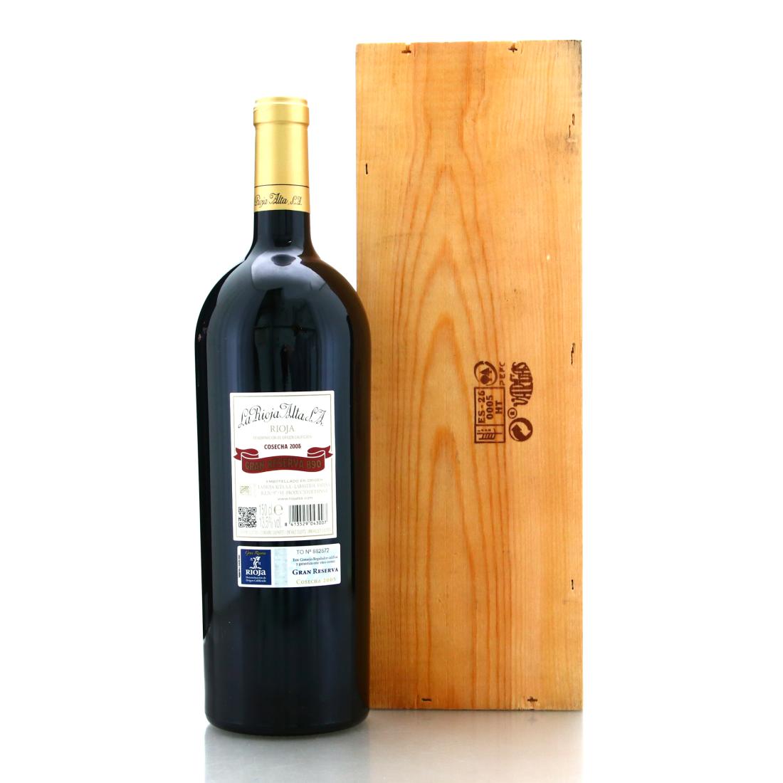 Image for La Rioja Alta 890 Seleccion Especial 2005 Rioja Gran Reserva