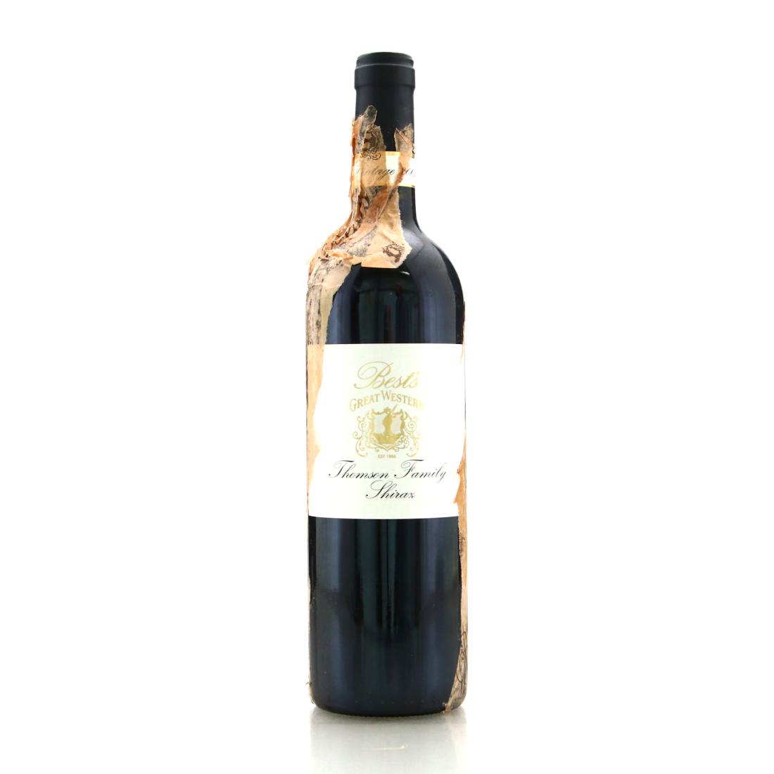 Image for Best's Thomson Family Shiraz 2004 Great Western