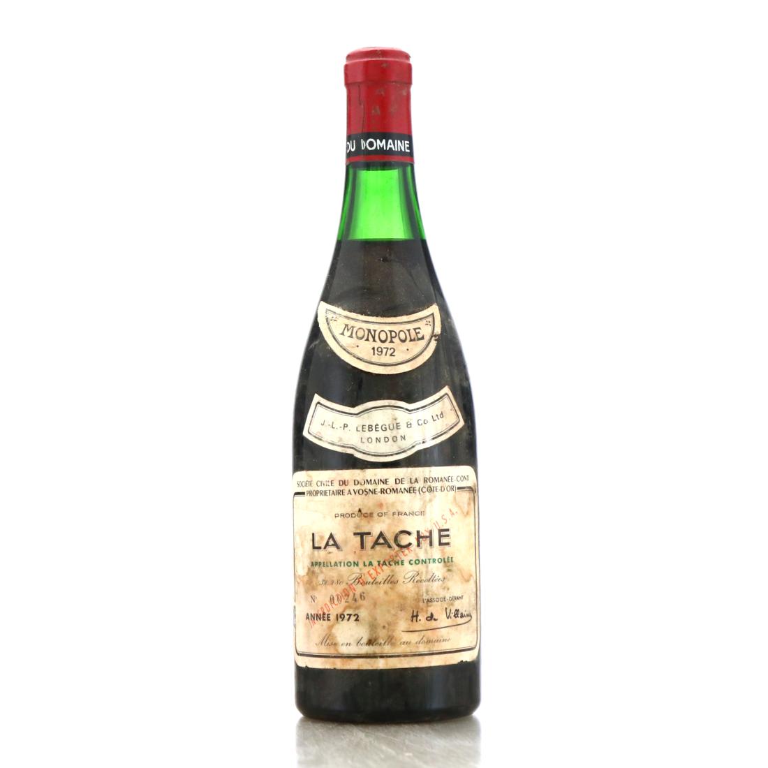 Image for Domaine de la Romanée-Conti 1972 La Tâche
