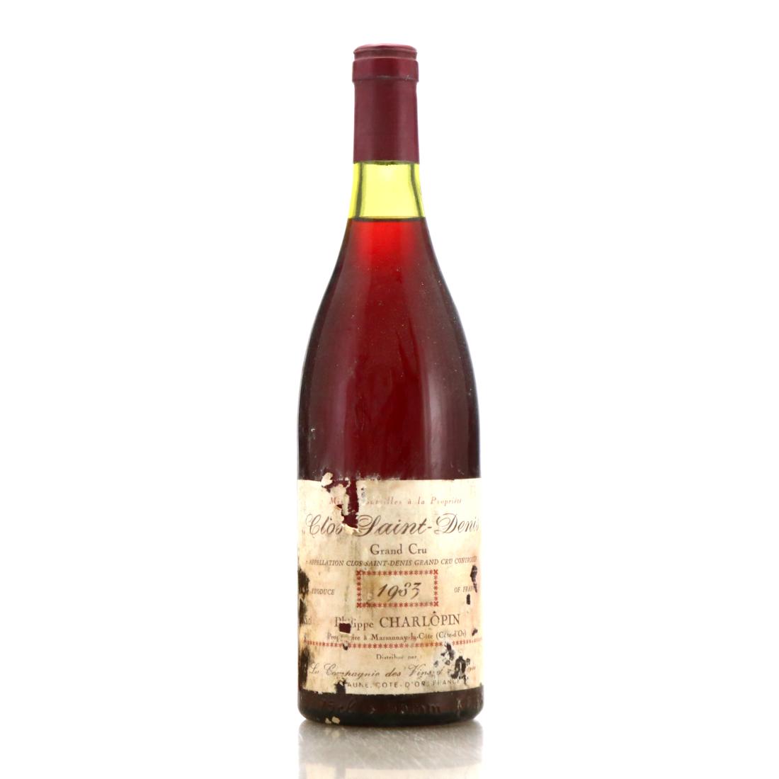 Image for Philippe Charlopin 1983 Clos Saint-Denis