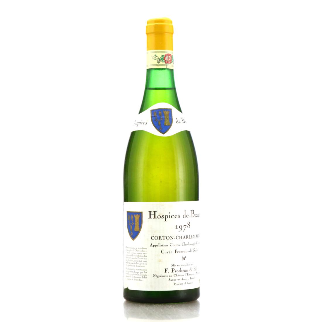 Image for F. Protheau & Fils Cuvée Francois de Salins 1978 Corton-Charlemagne/Hospices de Beaune