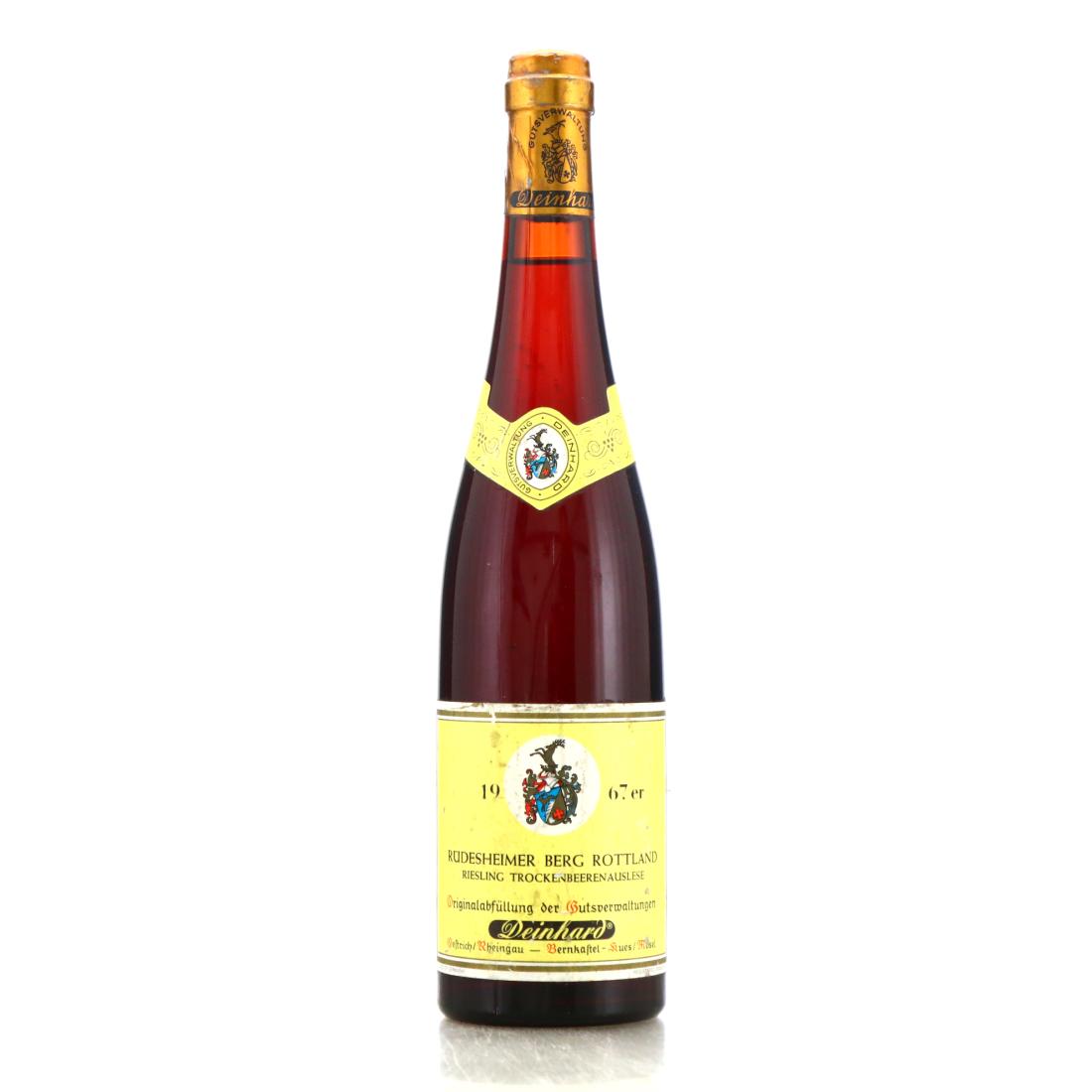 Image for Deinhard Rudesheimer Berg Rottland Riesling Trockenbeerenauslese 1967