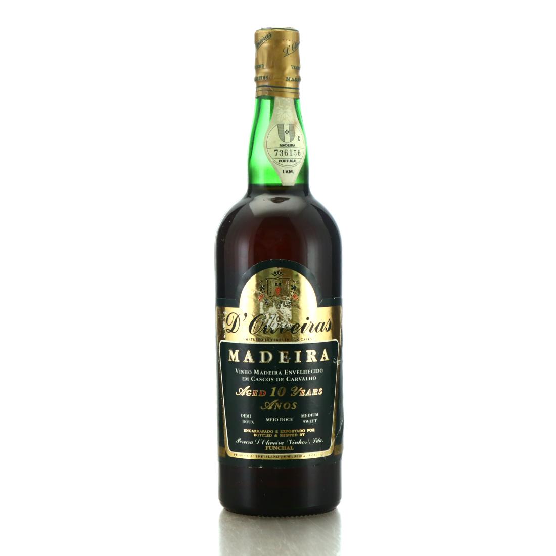 Image for D'Oliveiras 10 Year Old Medium-Sweet NV Madeira