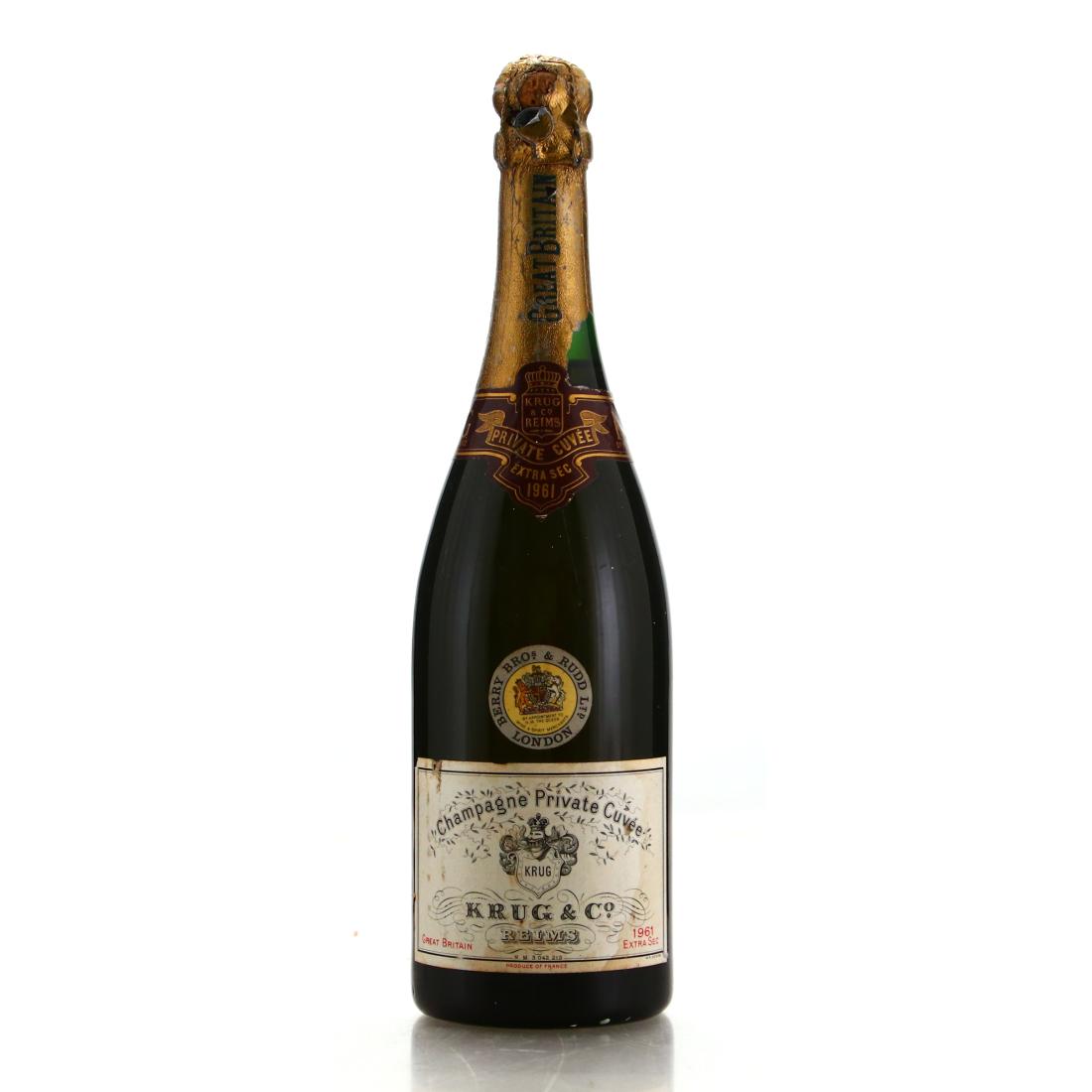 Image for Krug Private Cuvee Extra Sec 1961 Vintage Champagne
