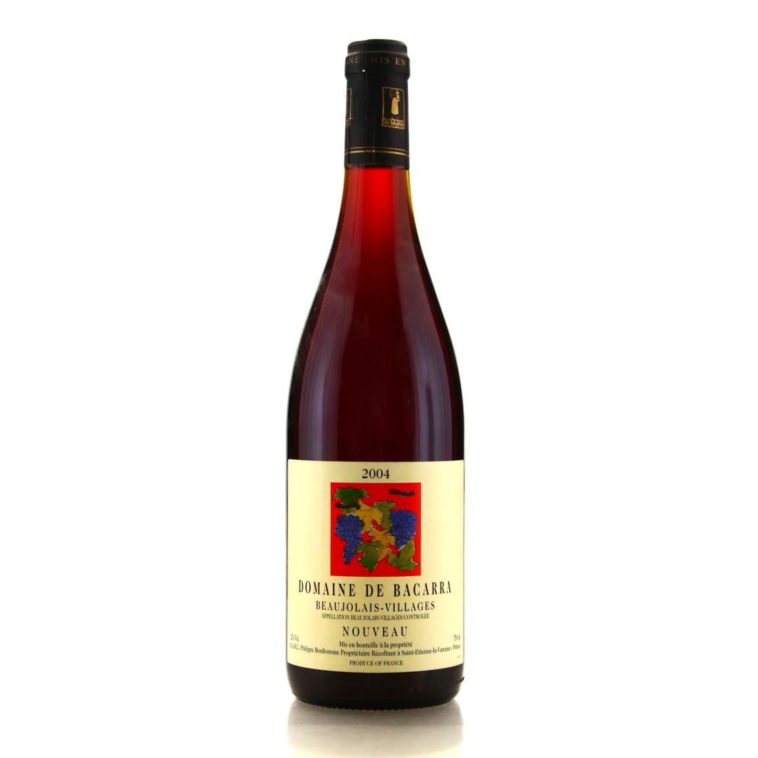 Image for Dom. de Bacarra Nouveau 2004 Beaujolais-Villages