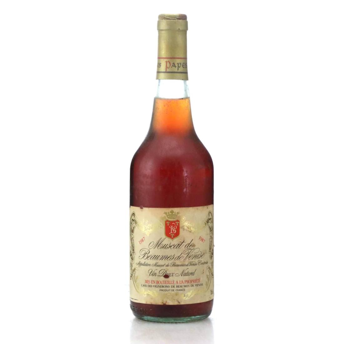 Image for Vignerons de Beaumes Muscat de Beaumes de Venise 1987