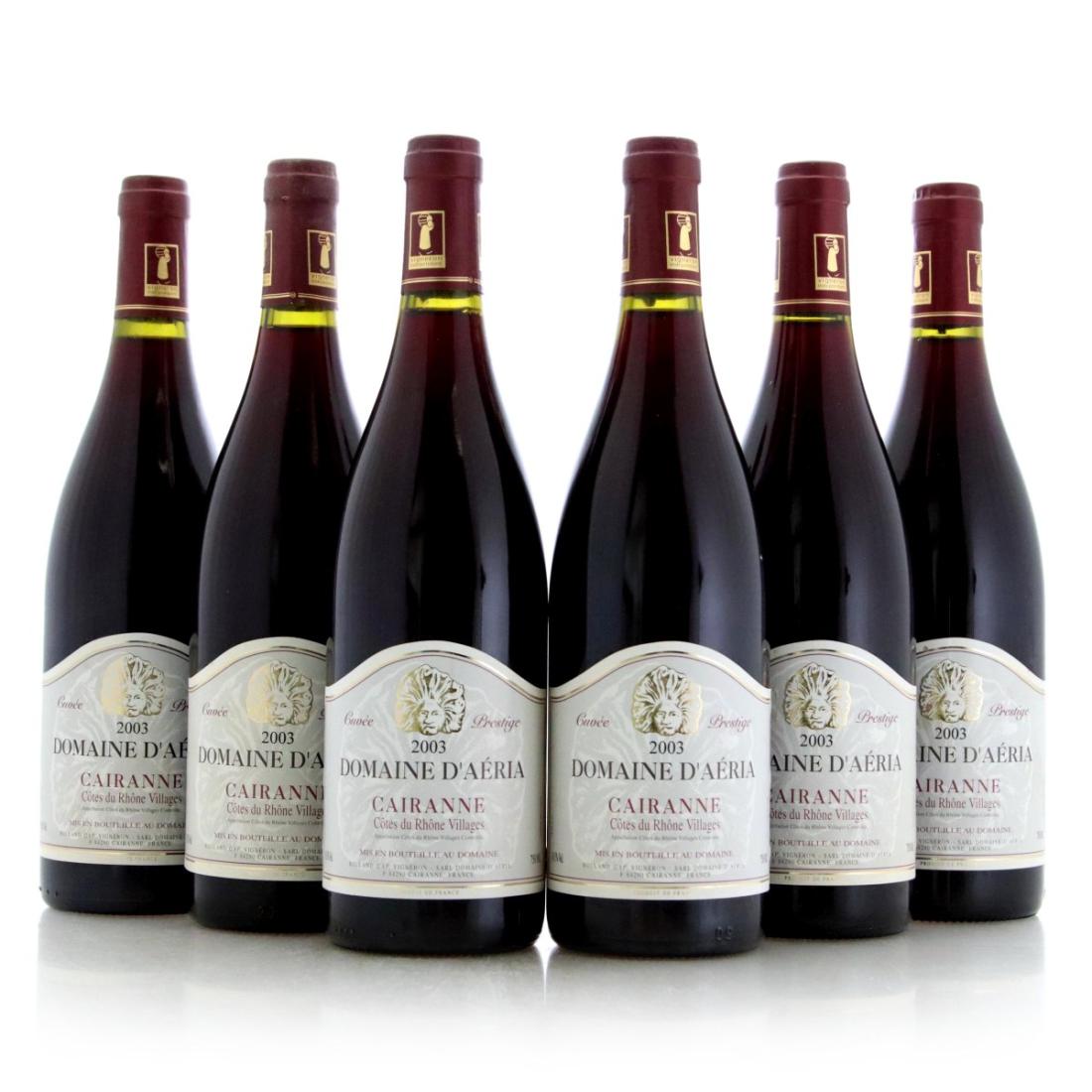 Image for Domaine d'Aéria Cuvée Prestige 2003 Cairanne x 6