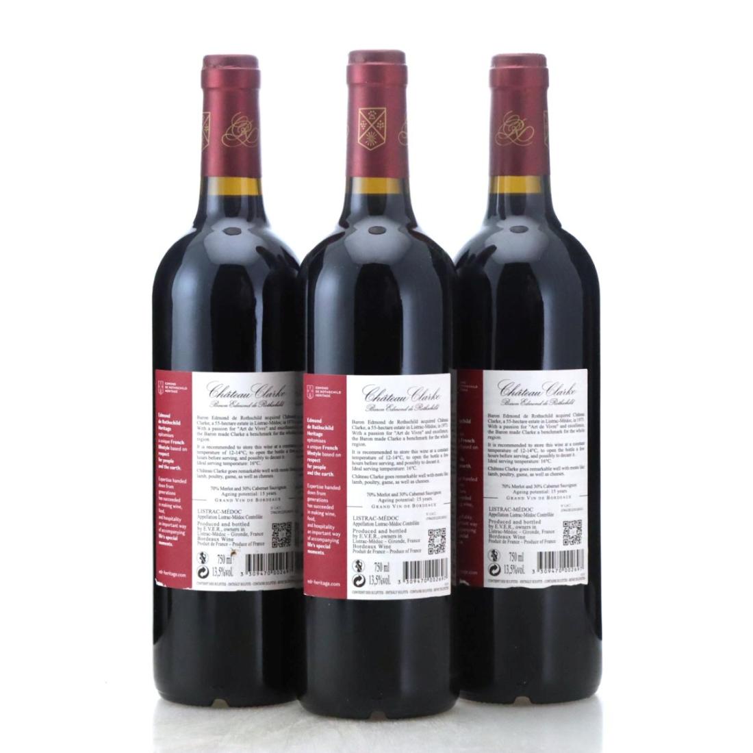 Image for Château Clarke 2015 Listrac-Médoc x 3