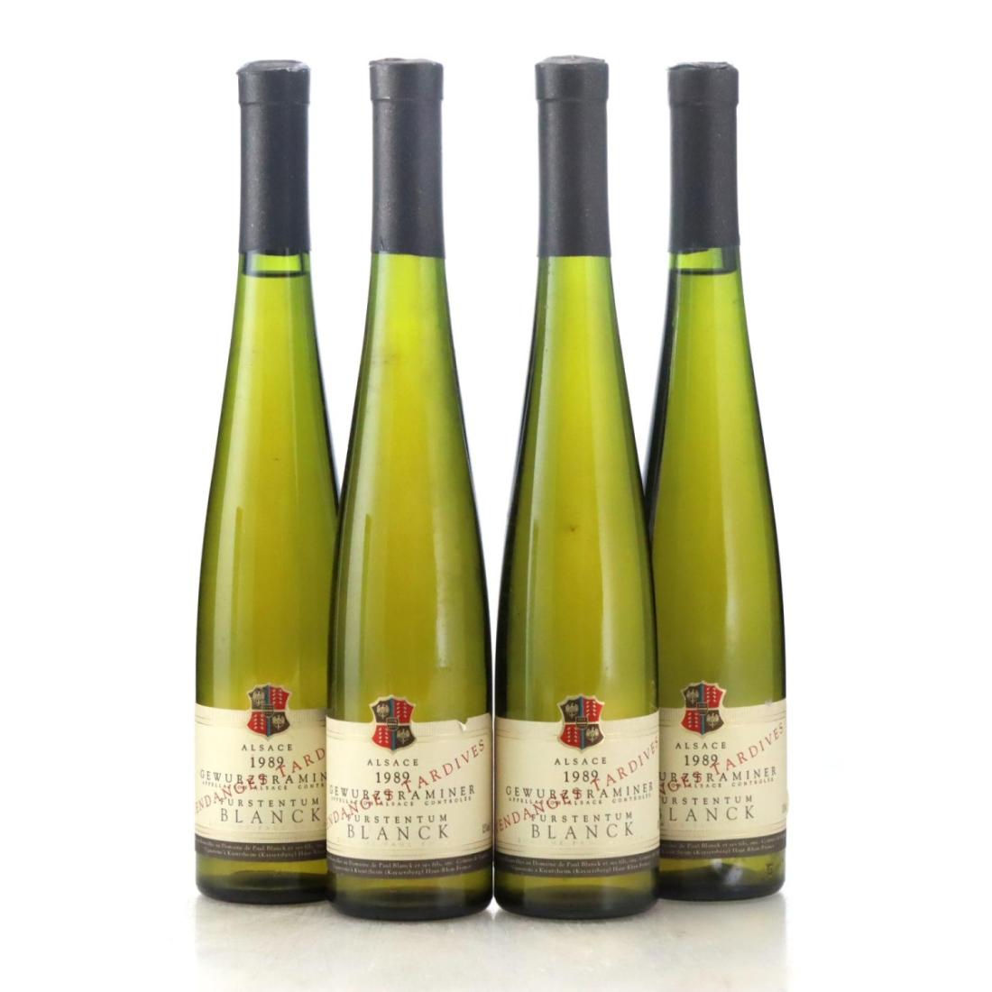 Image for Domaine Paul Blanck Furstentum Vendanges Tardives Gewurztraminer 1989 x 4