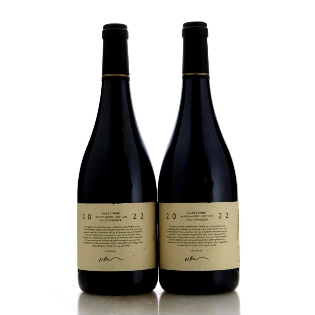 Image for Gusbourne Winemaker's Edition Mill East Hill Vineyard Pinot Meunier 2022 x 2