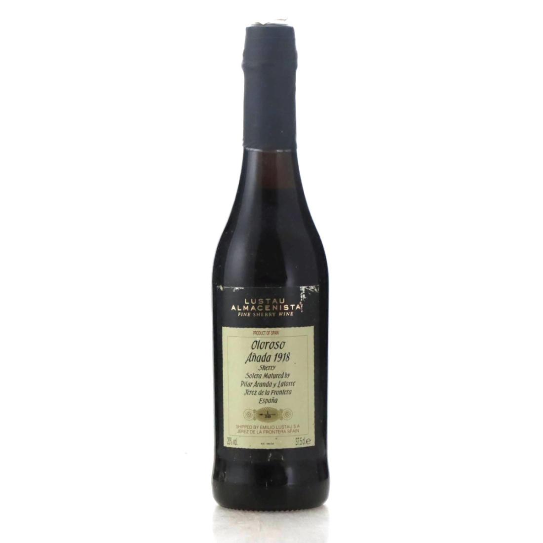 Image for Lustau Almacenista Oloroso Sherry Pilar Aranda y Letorre Solera 1918 / half bottle