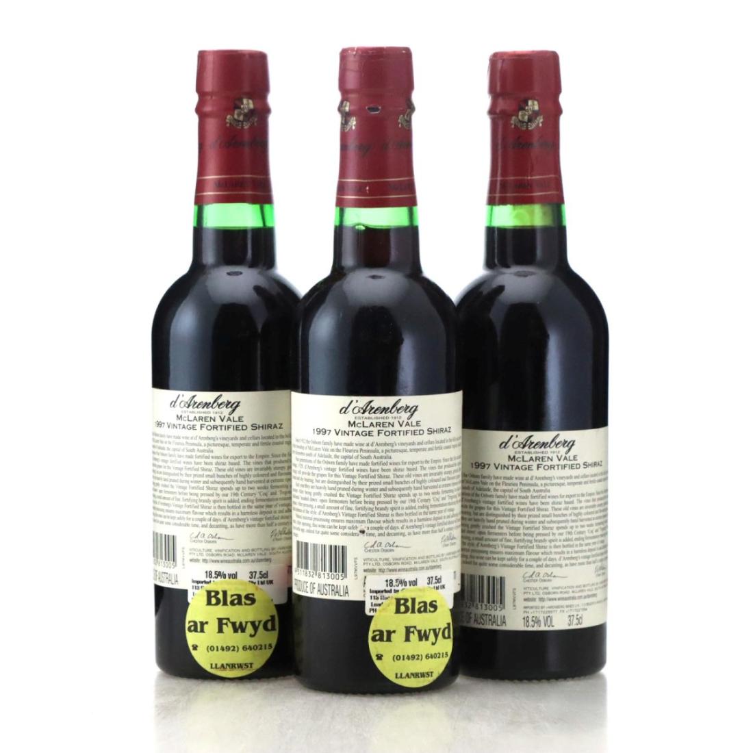 Image for d'Arenberg Fortified Shiraz 1997 x 3 / half-bottle