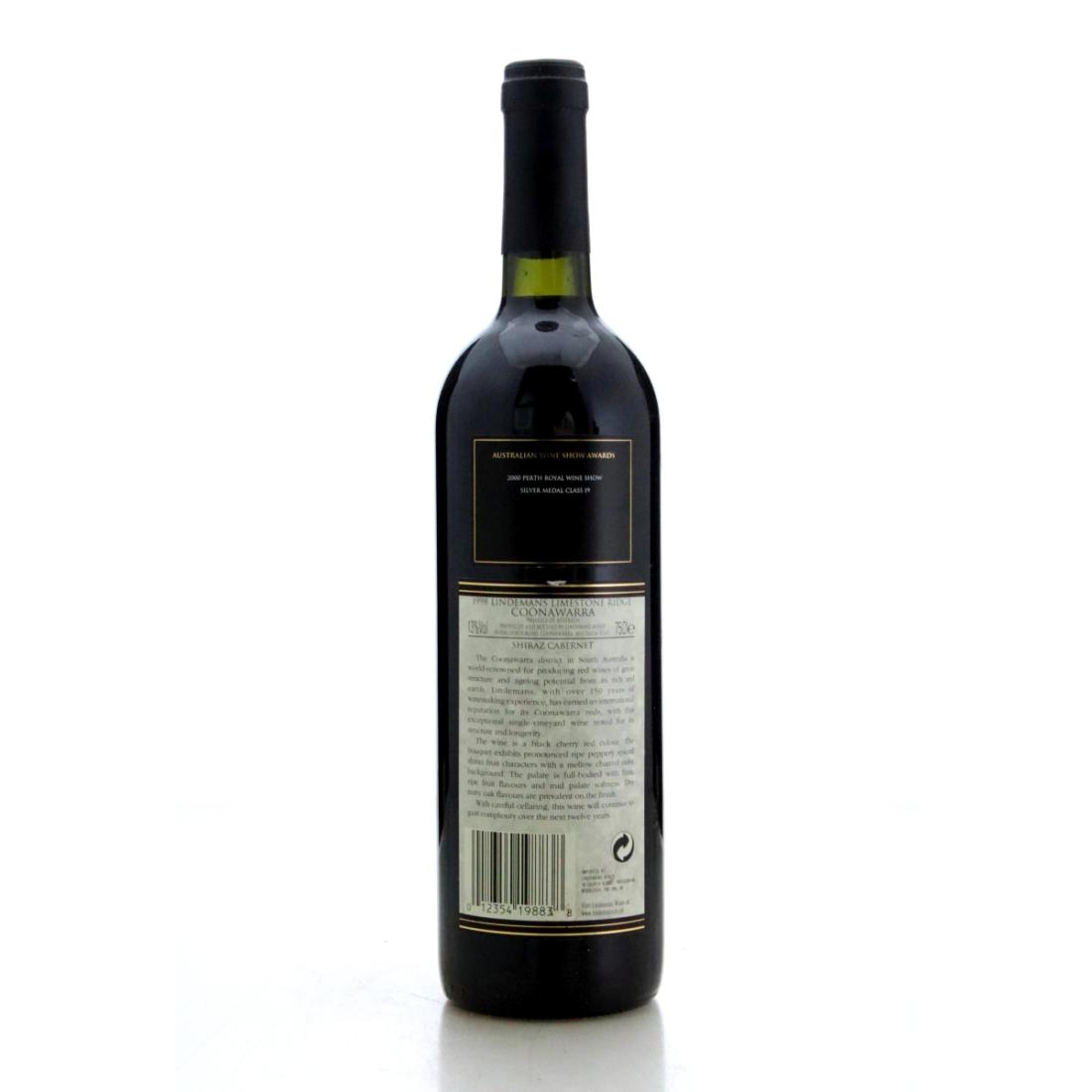 Image for Lindemans Limestone Ridge Shiraz-Cabernet 1998