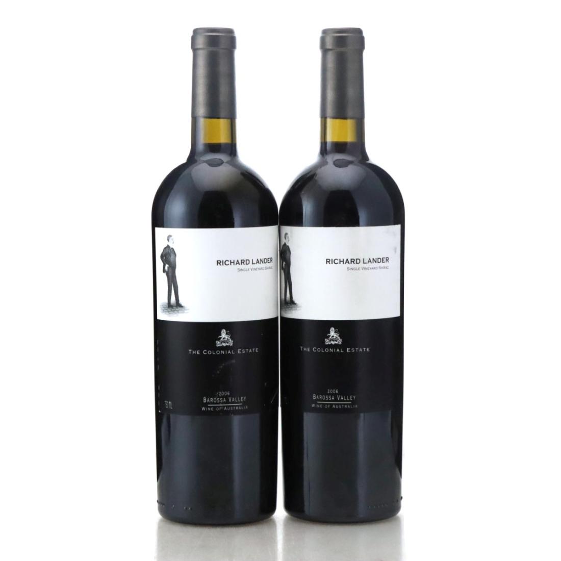 Image for The Colonial Estate Richard Lander Single Vineyard Shiraz 2006 x 2