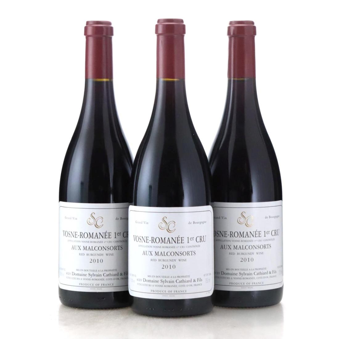 Image for Domaine Sylvain Cathiard Aux Malconsorts 2010 x 3