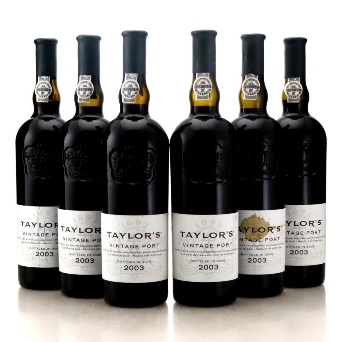 Image for Taylor's 2003 Vintage Port x 6