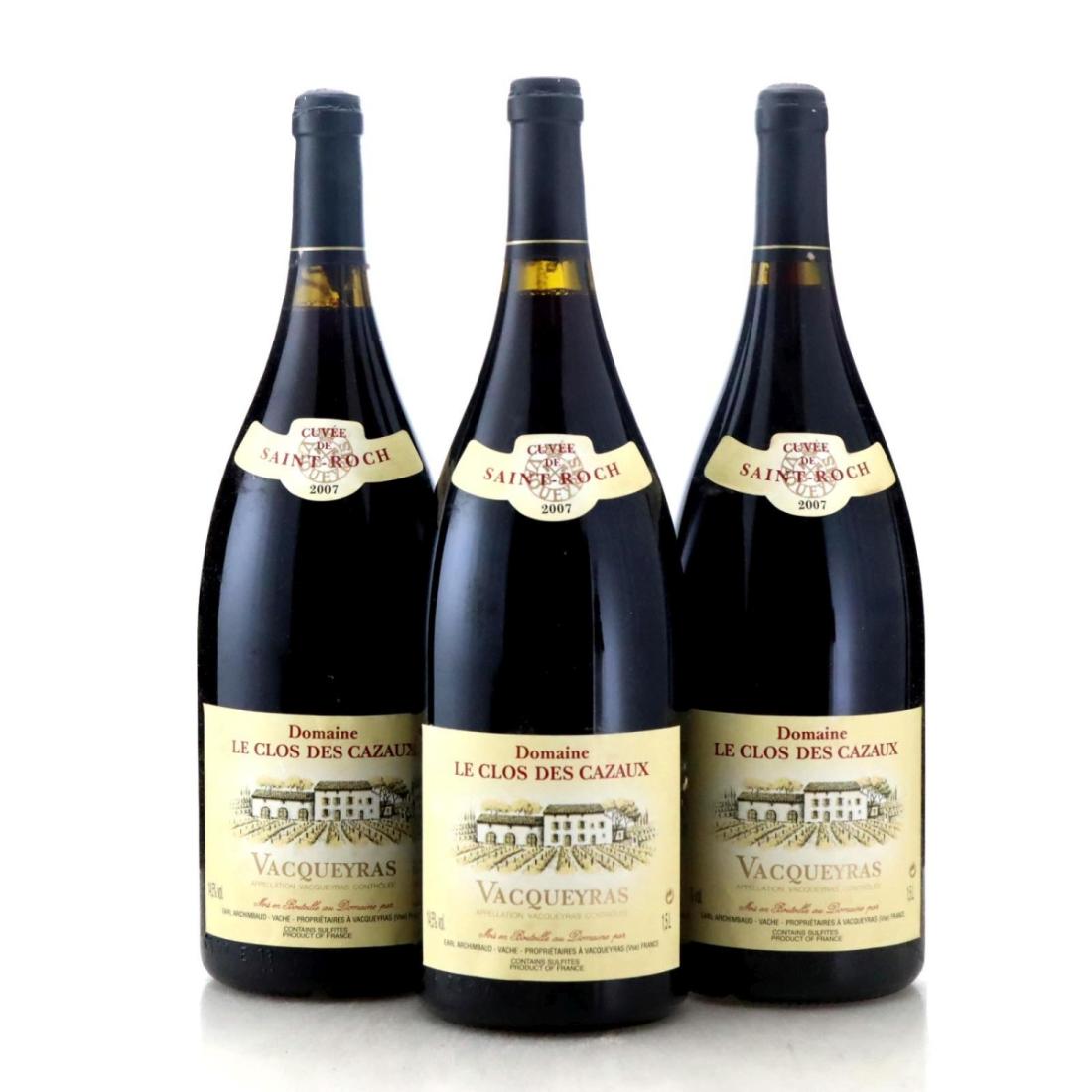 Image for Domaine le Clos des Cazaux Cuvée Saint Roch 2007 x 3 / Magnum