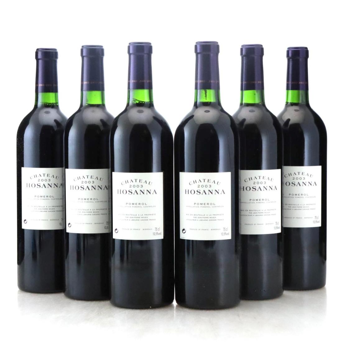 Image for Château​ Hosanna 2003 x 6