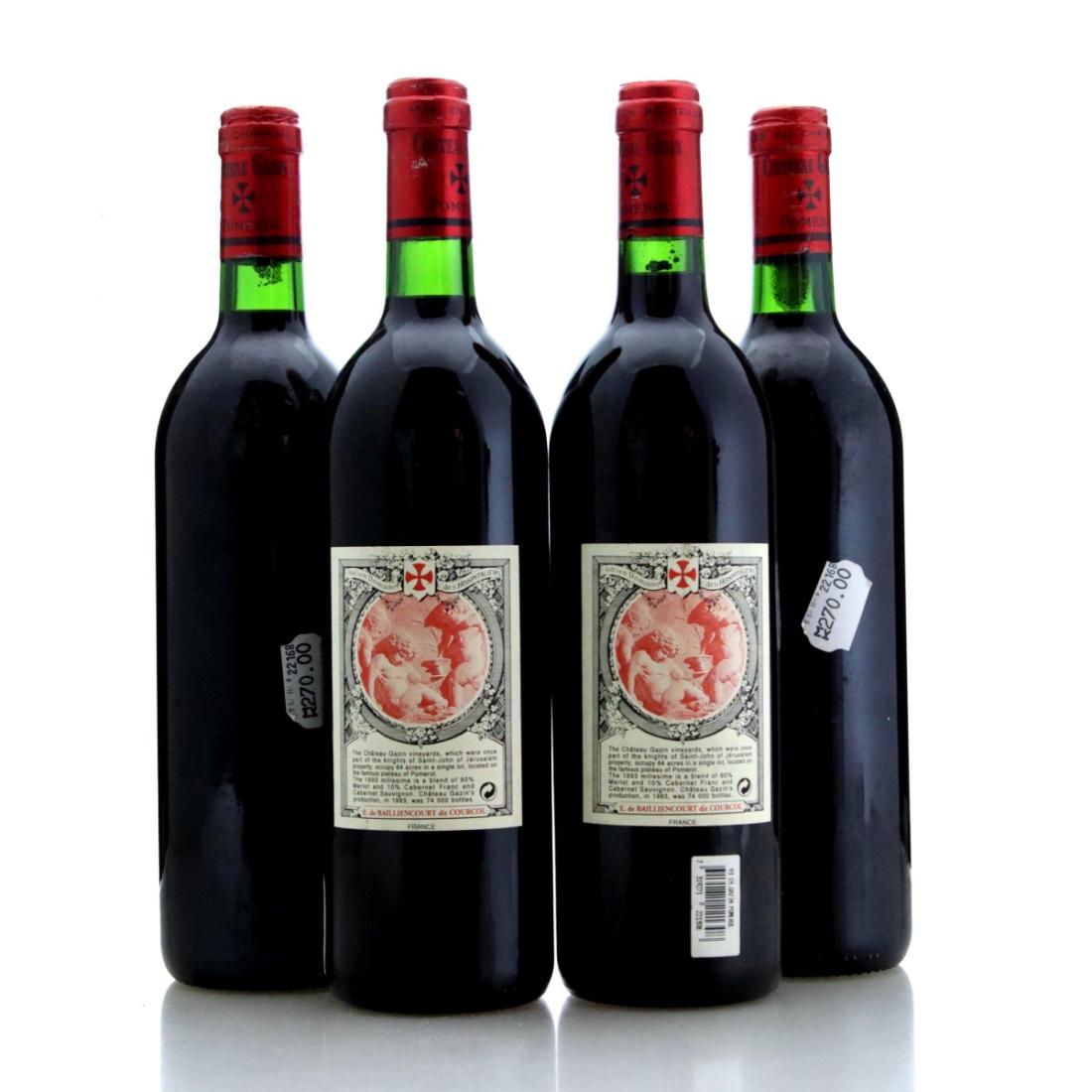 Image for Château Gazin 1993 x 4