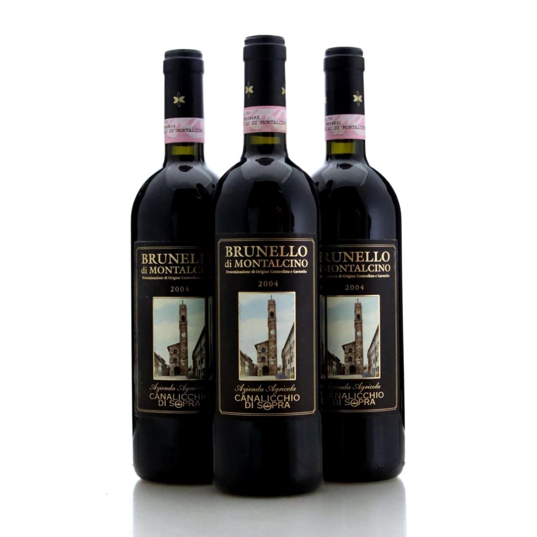 Image for Canalicchio di Sopra 2004 Brunello di Montalcino x 3