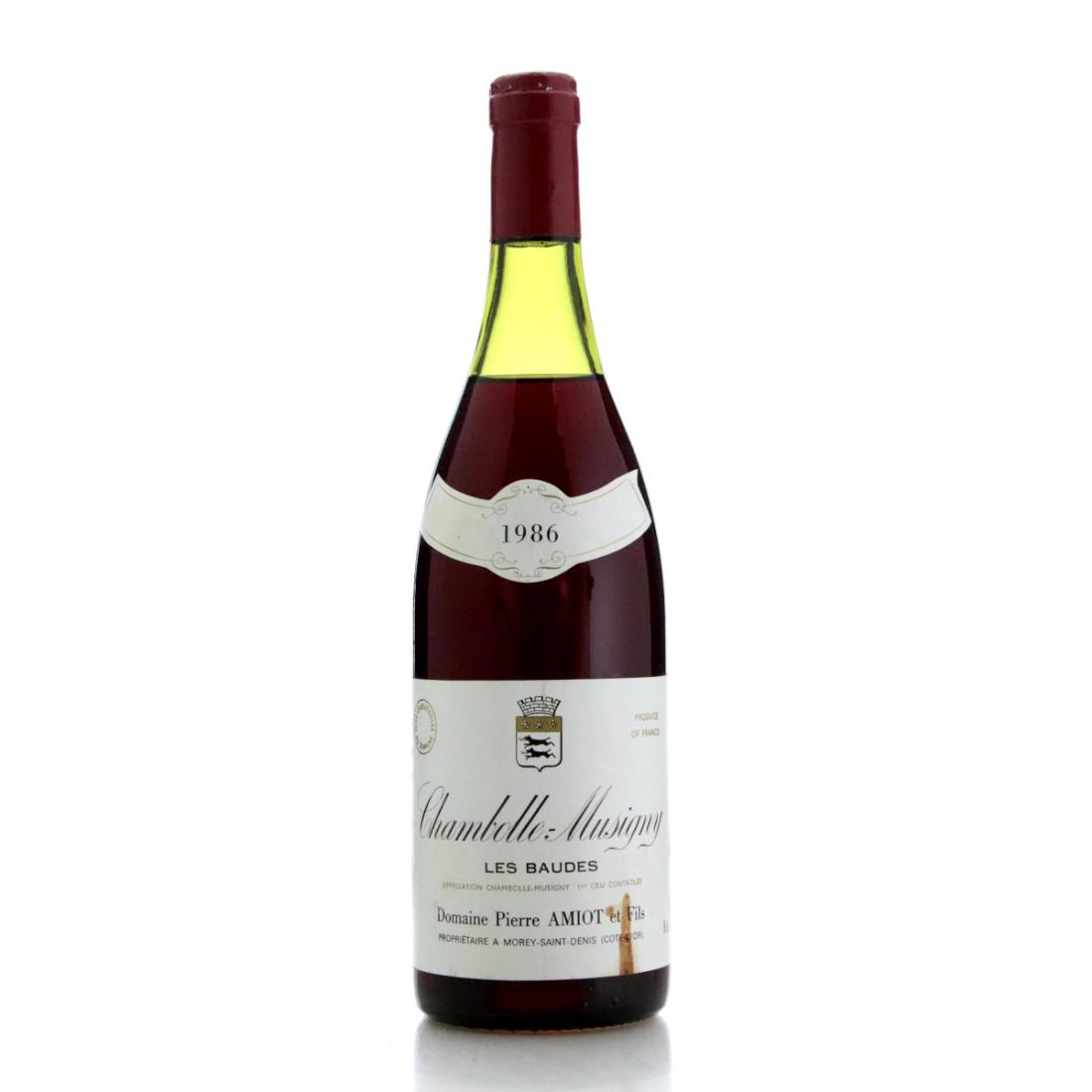 Image for Domaine Pierre Amiot & Fils Les Baudes 1986