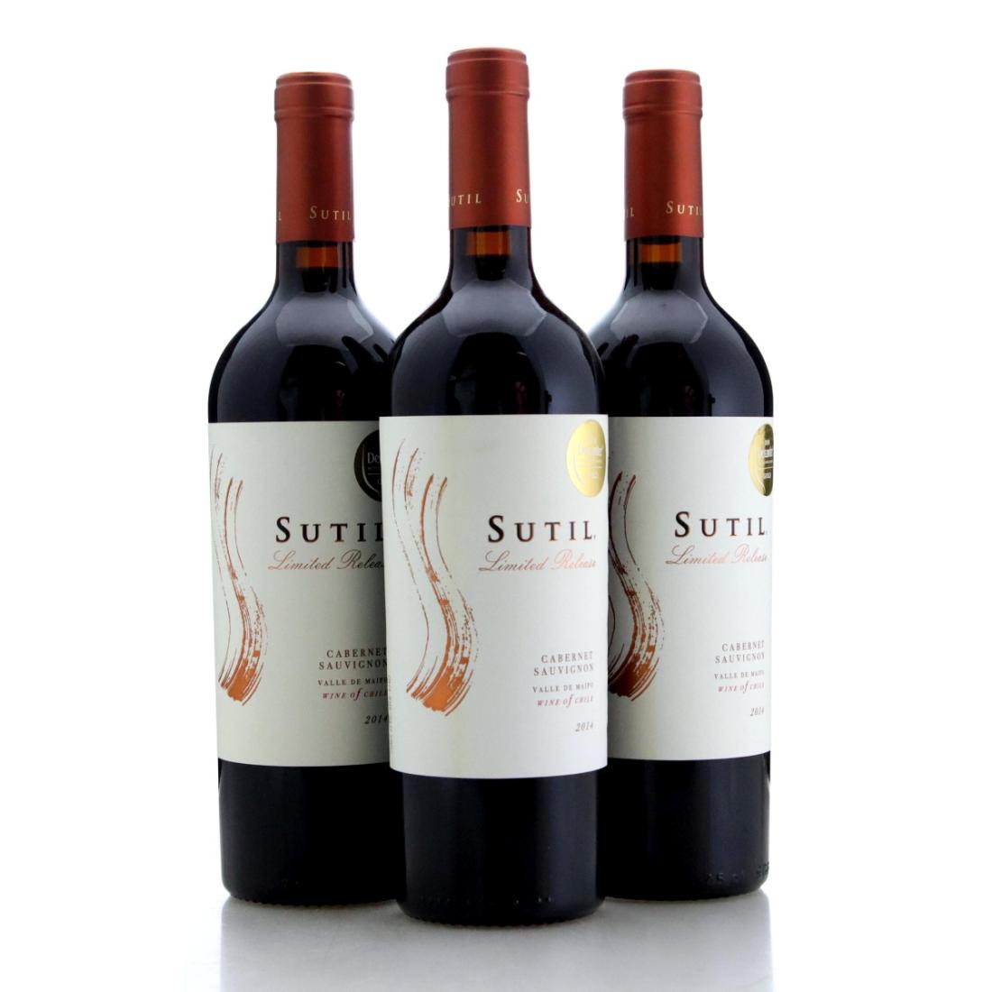 Image for Sutil Cabernet Sauvignon Limited Sauvignon 2014 x 3