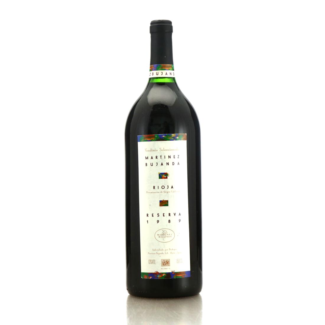 Image for Martinez Bujanda Vendimia Seleccionada 1989 Rioja Reserva