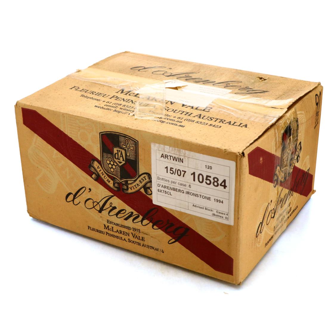 Image for d'Arenberg Ironstone Pressings Grenache-Shiraz 1994 McLaren Vale
