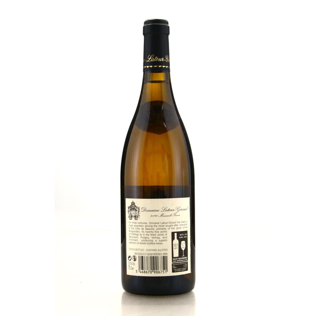 Image for Dom. Latour Giraud 2009 Meursault-Genevrieres 1er-Cru