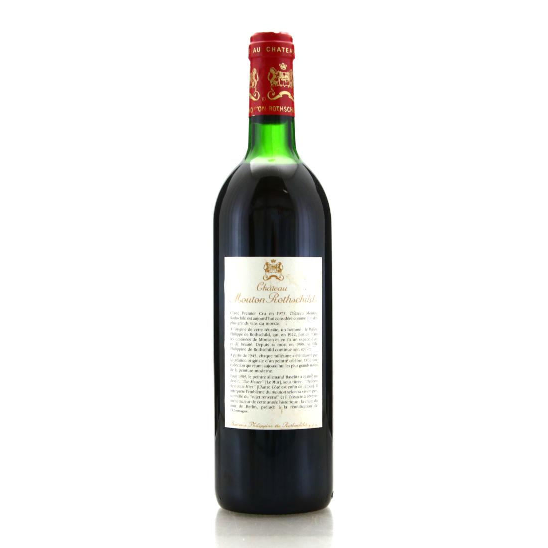 Image for Château Mouton Rothschild 1989