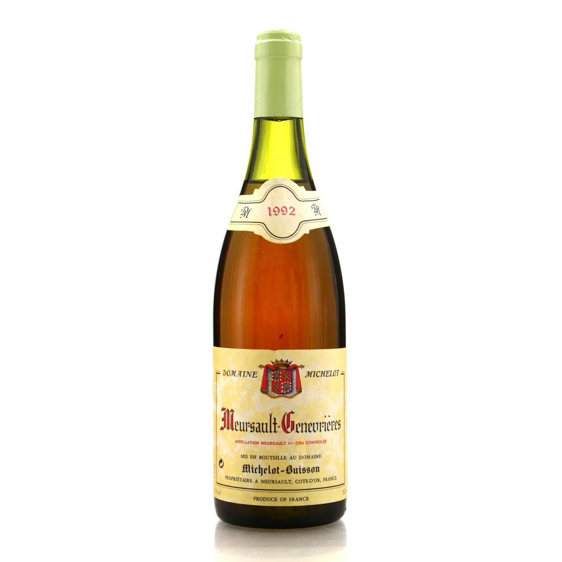 Image for Michelot Buisson Les Genevrieres 1992 Meursault 1er-Cru