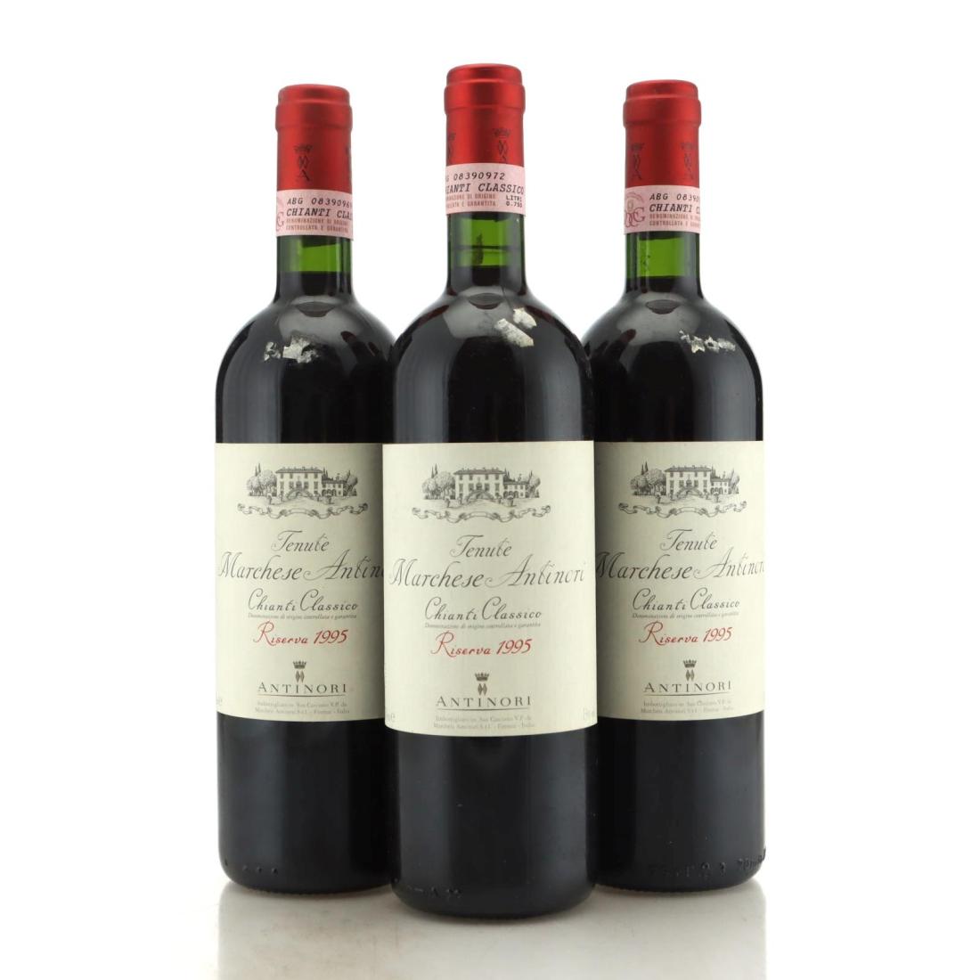 Image for Marchese Antinori 1995 Chianti Classico Riserva x 3