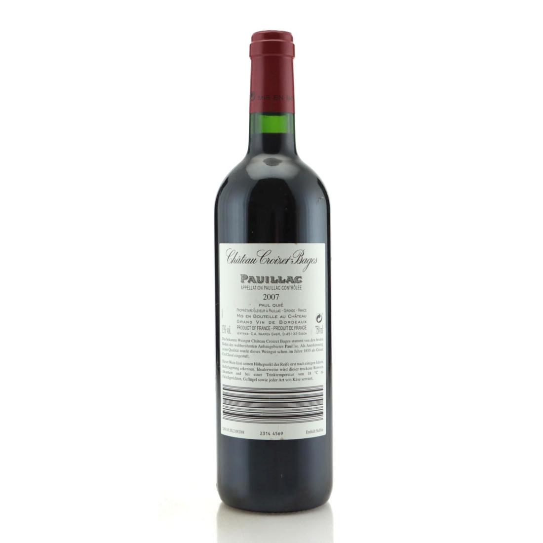 Image for Château Croizet-Bages 2007
