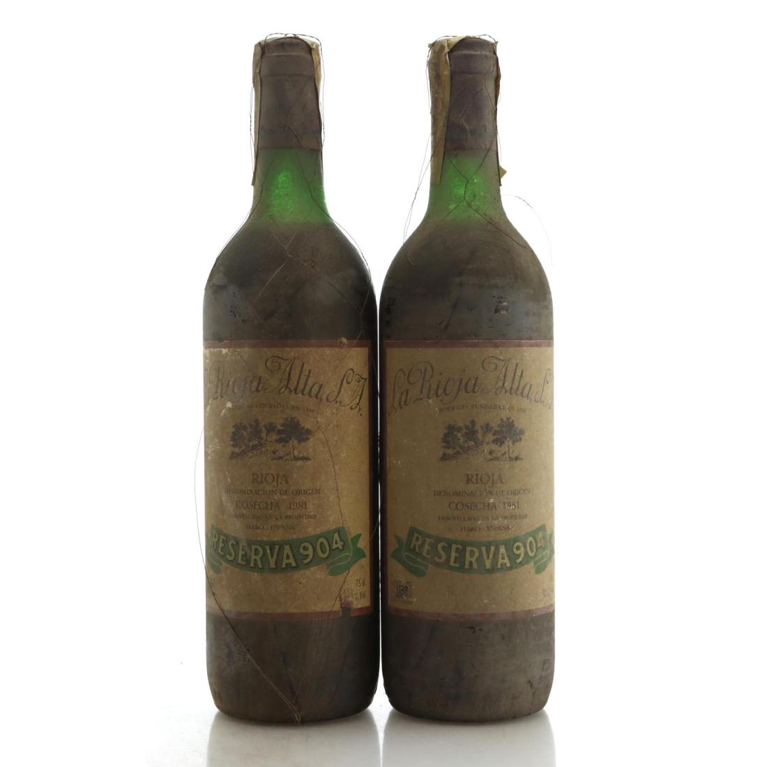 Image for La Rioja Alta 904 1981 x 2