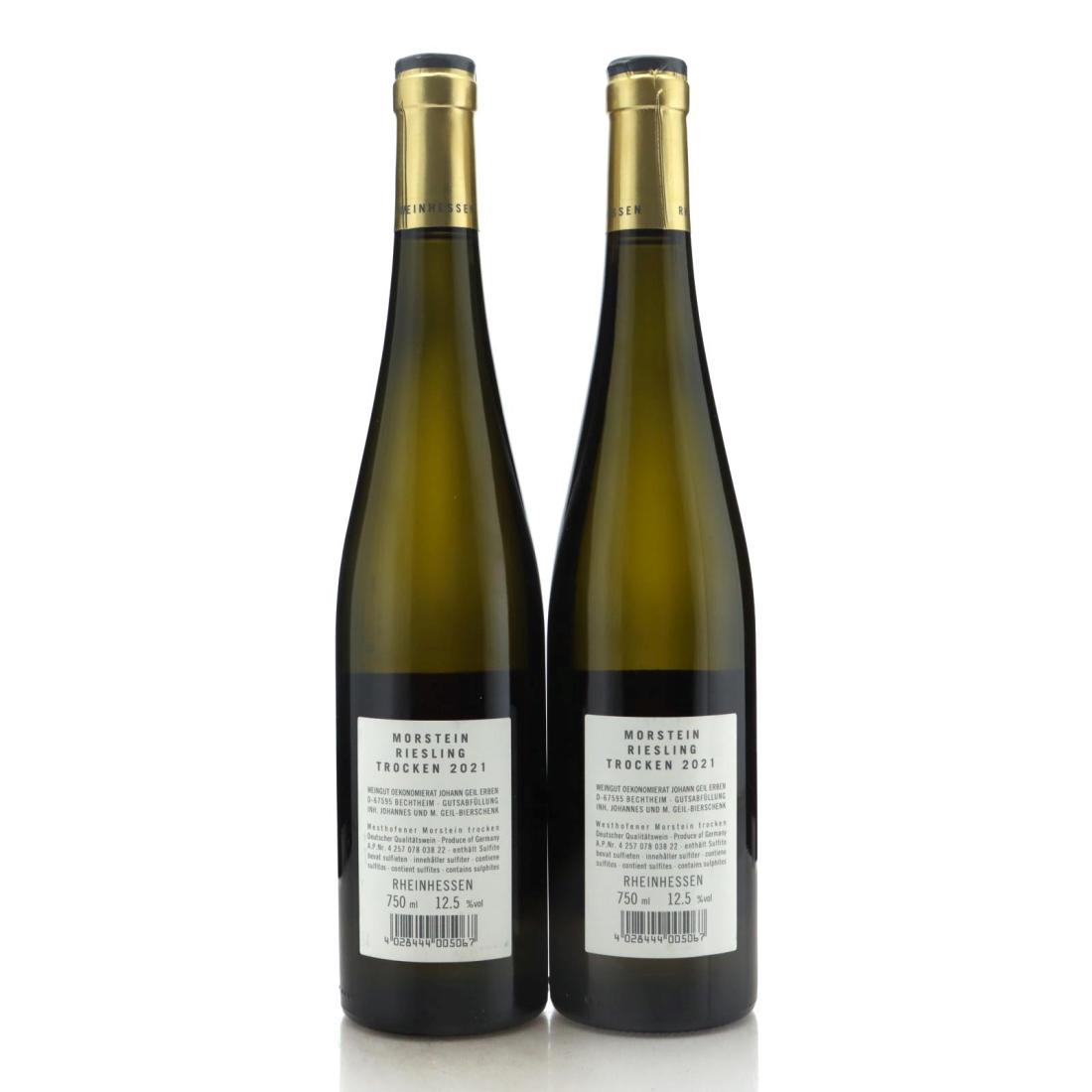Image for Weingut Geil Morstein Riesling Trocken 2021 x 2