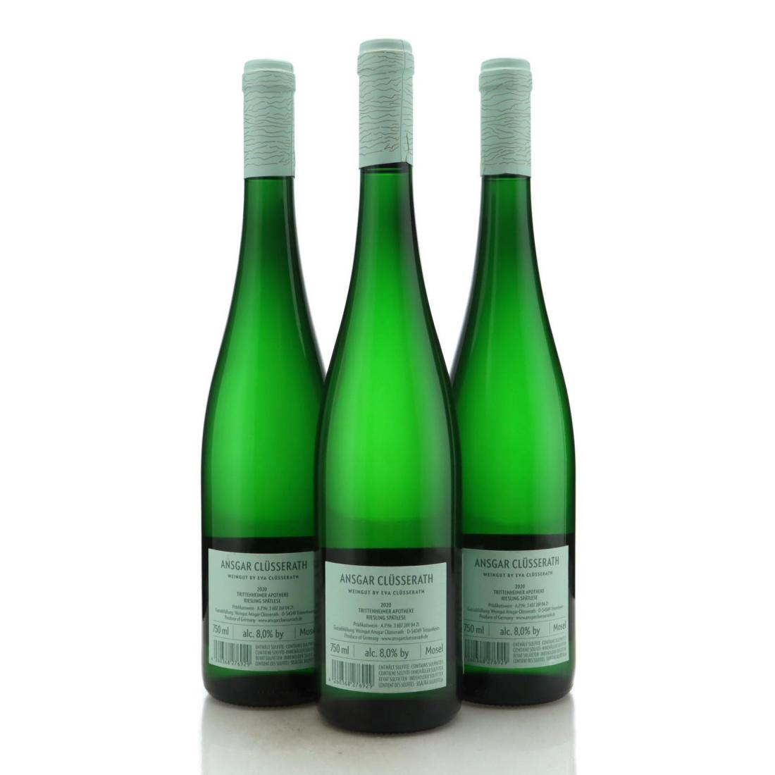 Image for Weingut Ansgar Clüsserath Trittenheimer Apotheke Riesling Spätlese 2020 x 3