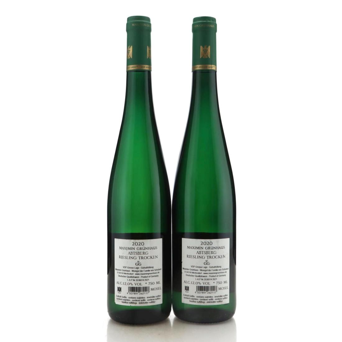 Image for Maximin Grünhaus Abtsberg Riesling GG Trocken 2020 x 2