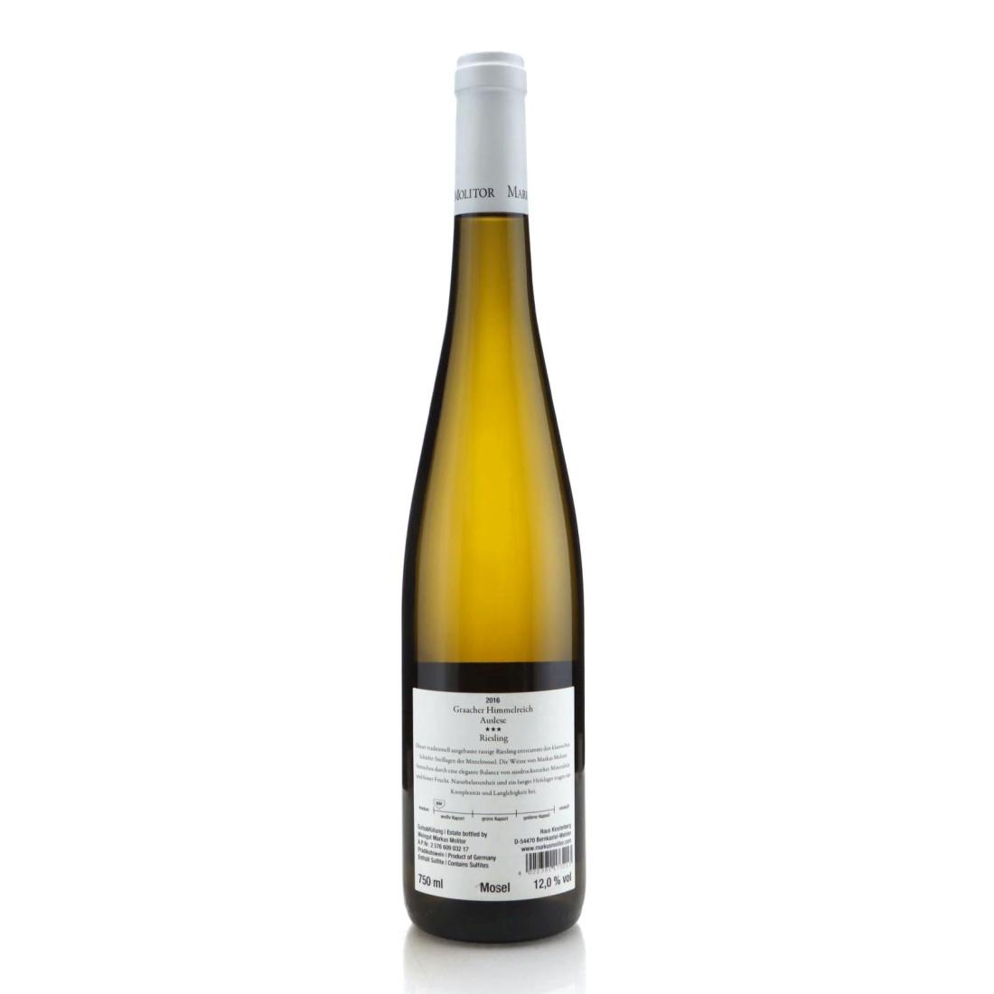Image for Markus Molitor Graacher Himmelreich Riesling Auslese *** 2016