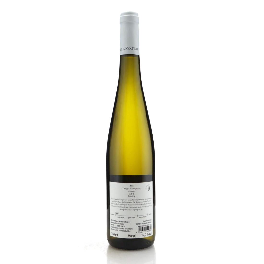 Image for Markus Molitor Ürziger Würzgarten Riesling Auslese *** 2018