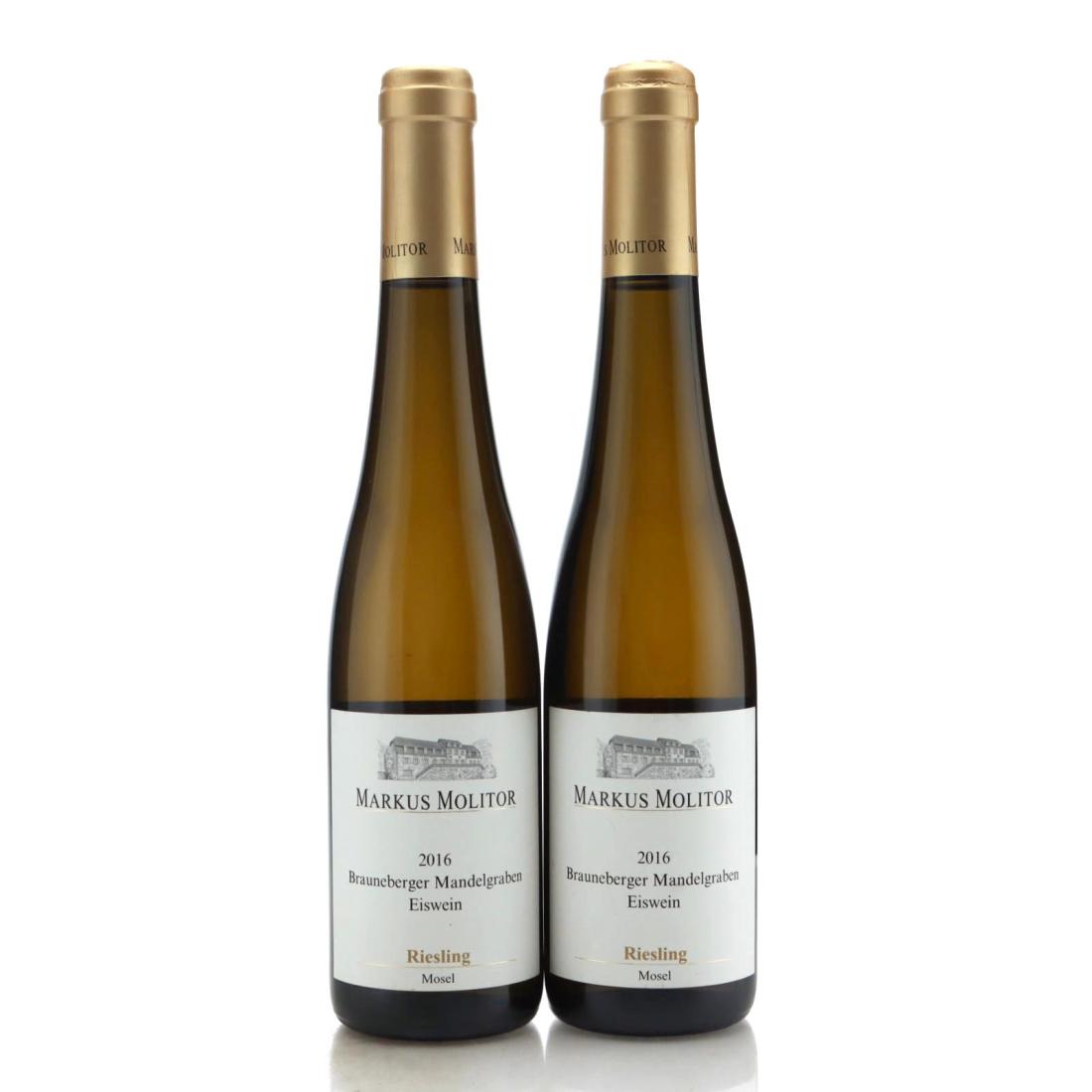 Image for Markus Molitor Brauneberger Mandelgraben Riesling Eiswein 2016 x 2 / Half Bottle