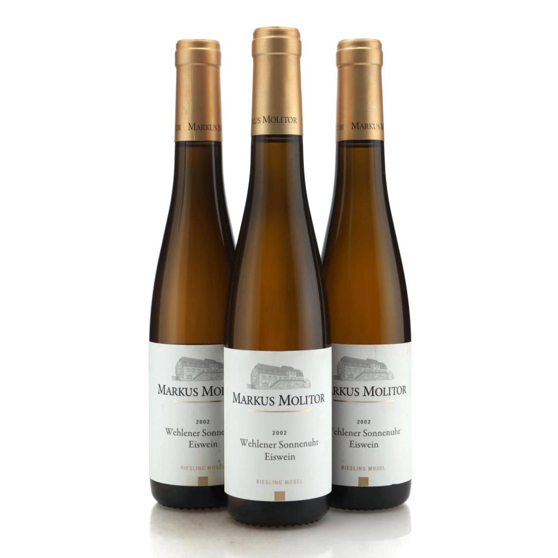Image for Markus Molitor Wehlener Sonnenuhr Riesling Eiswein 2002 x 3
