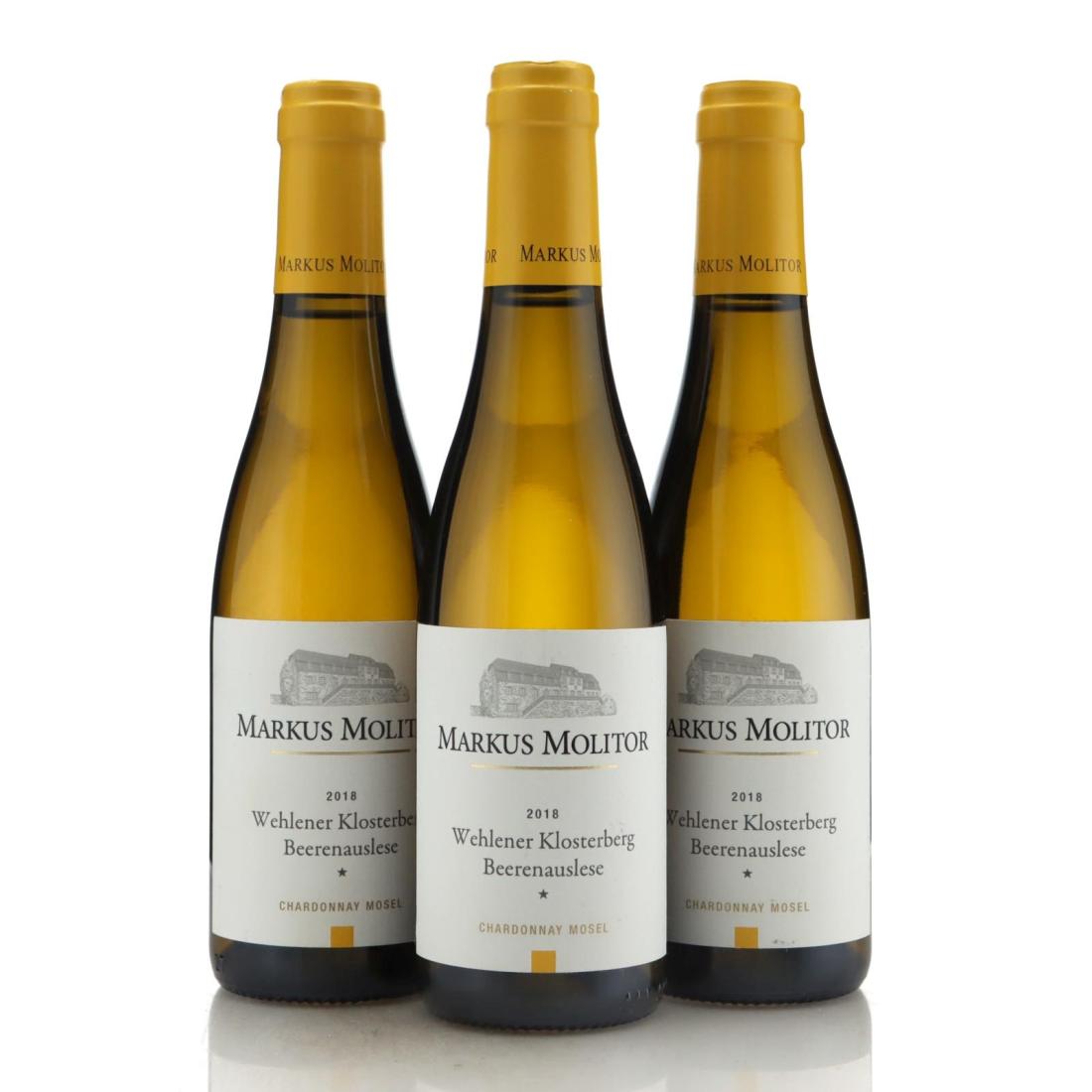 Image for Markus Molitor Wehlener Klosterberg Chardonnay Beerenauslese * 2018 x 3 / Half Bottle