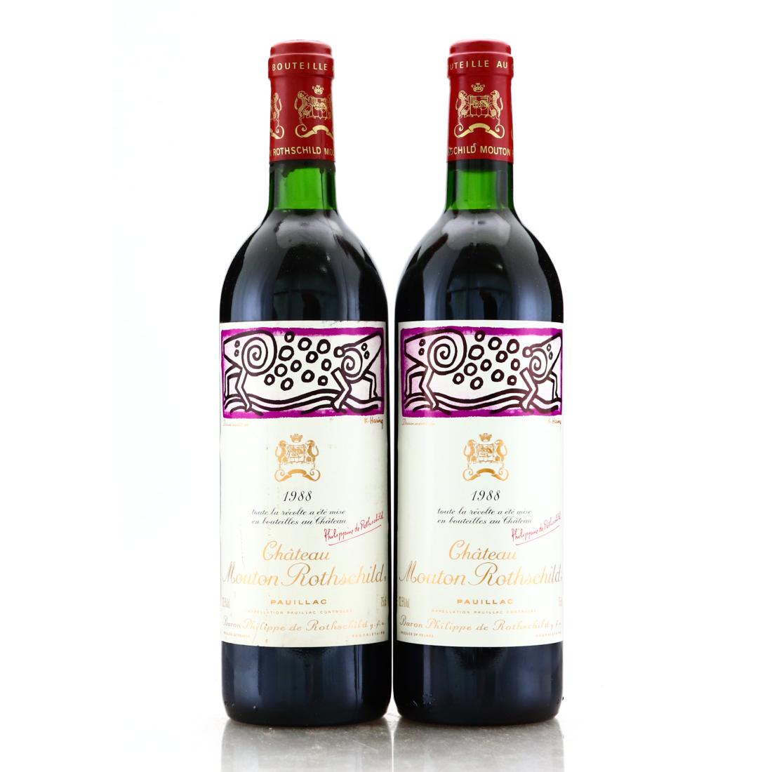 Château Mouton-Rothschild 1988 x 2