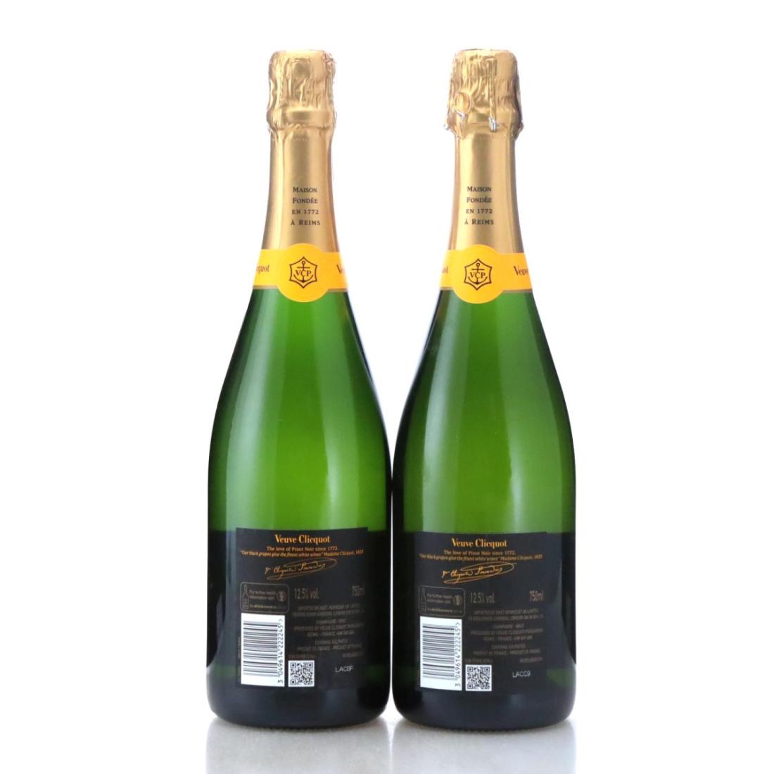 Veuve Clicquot Yellow Label Brut Champagne x 2